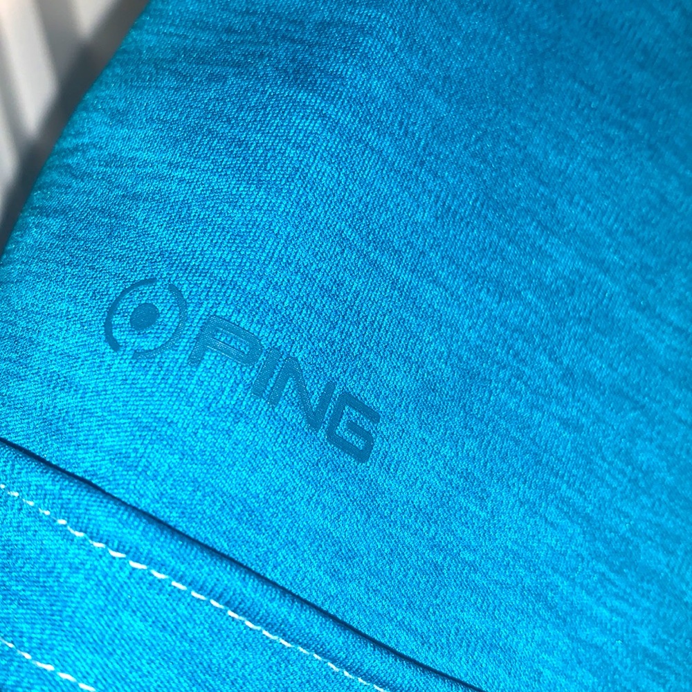 PING Sensor Cool Teal Polo Golf Shirt Goose Creek Golf Club Men's Size XXL - Picture 5 of 6